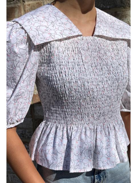 SHRIMPS Rowan Blouse - Cherry
