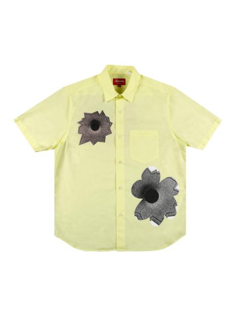 Supreme Supreme x Nate Lowman Short-Sleeve Shirt 'Pale Yellow'
