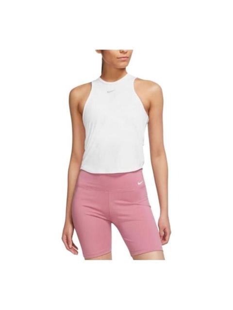 Nike (WMNS) Nike Fitness Training Yoga Sports Vest Comfortable Breathable Sleeveless T-shirt 'White' FB52