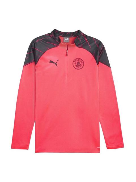 PUMA PUMA Logo Manchester City Training Fleece 'Pink' 772861-17