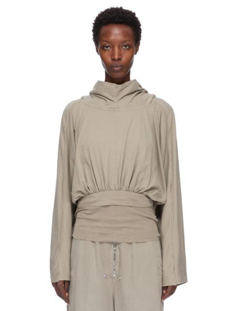 Rick Owens DRKSHDW CROPPED HOODED TOP
