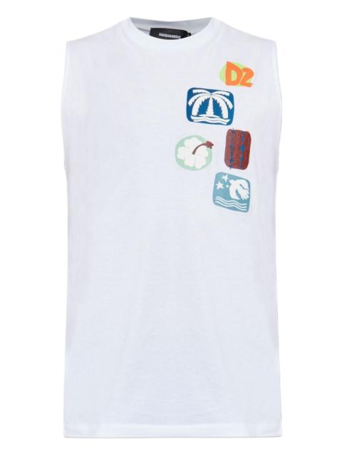 DSQUARED2 Summer Lovers tank top