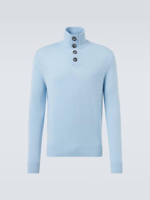 Allude Wool and cashmere turtleneck sweater
