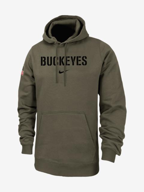 Ohio State Club Fleece Nike Men's College Hoodie