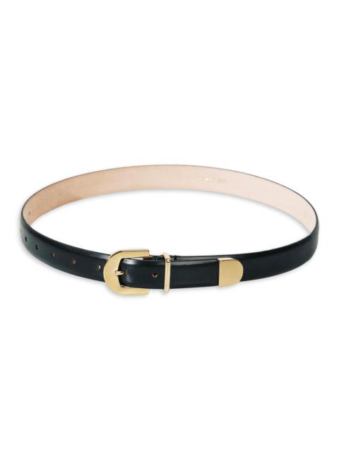 DÉHANCHE Women's Resort The Indus Gold Leather Belt - Black Gold