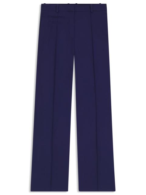 BOSS FLARED-LEG TROUSERS IN VIRGIN-WOOL TWILL