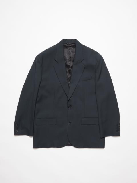 Relaxed fit suit jacket - Dark navy