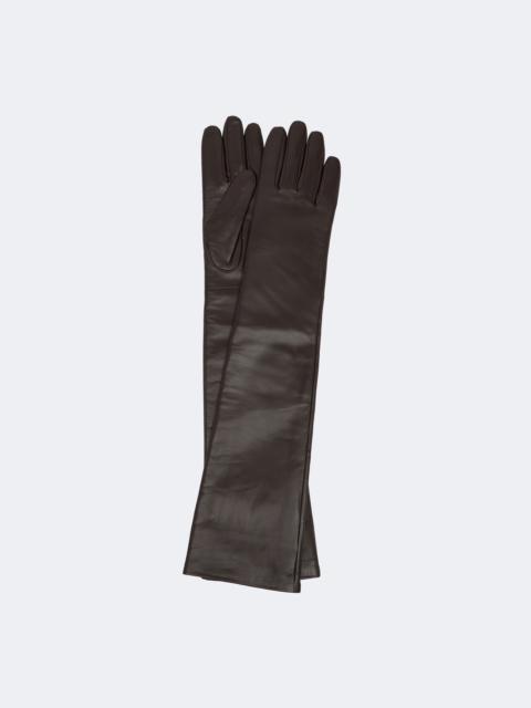 The Frankie Shop Veneto leather gloves