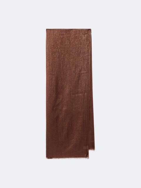 Brunello Cucinelli Lurex® cashmere and silk-blend scarf