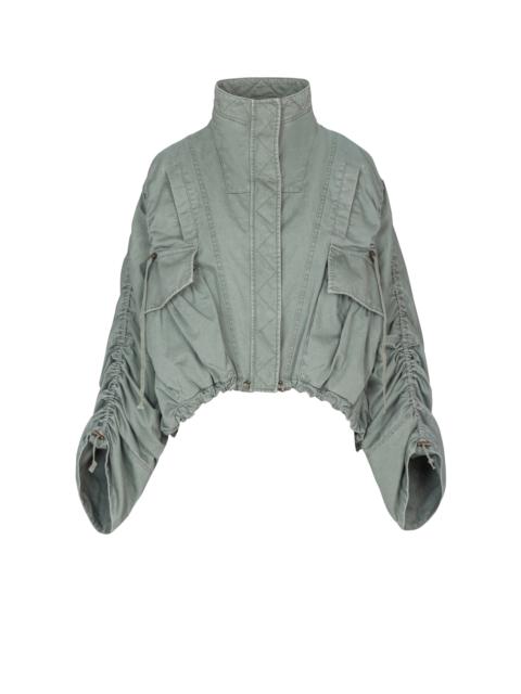 Balmain Cotton gabardine parka