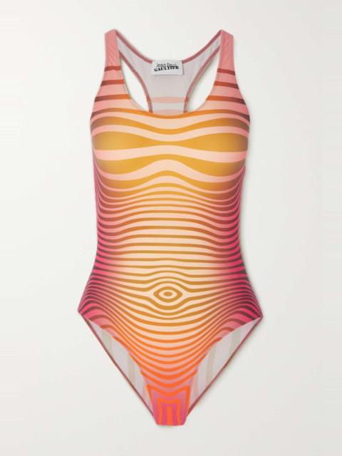 Jean Paul Gaultier Morphing printed swimsuit