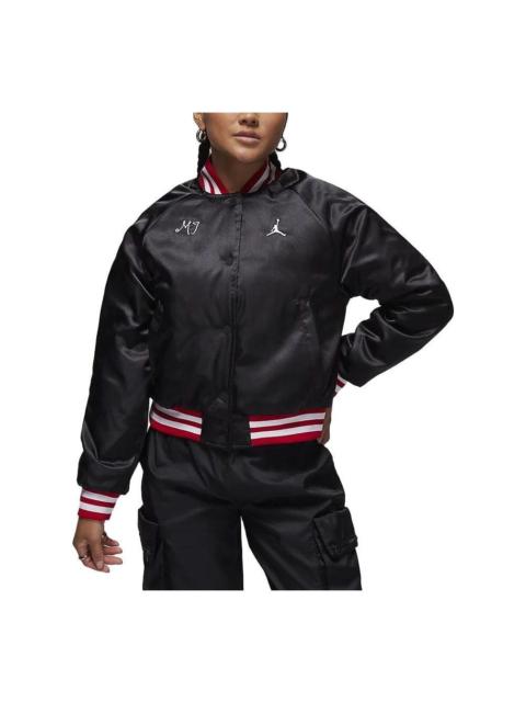 Jordan (WMNS) Air Jordan Varsity Jacket 'Black' FB5154-010