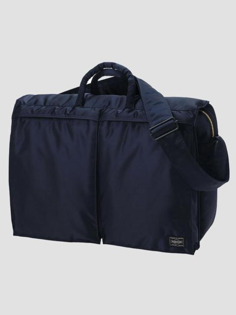 Nigel Cabourn Porter-Yoshida & Co Tanker 2Way Shoulder Bag in Iron Blue