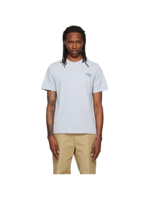 A.P.C. Blue Standard 'Rue Madame' T-shirt