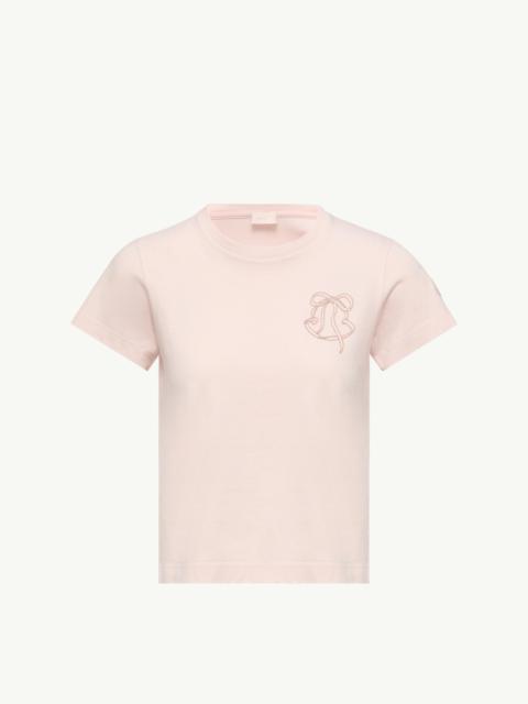 Moncler Embroidered Logo Cotton T-Shirt