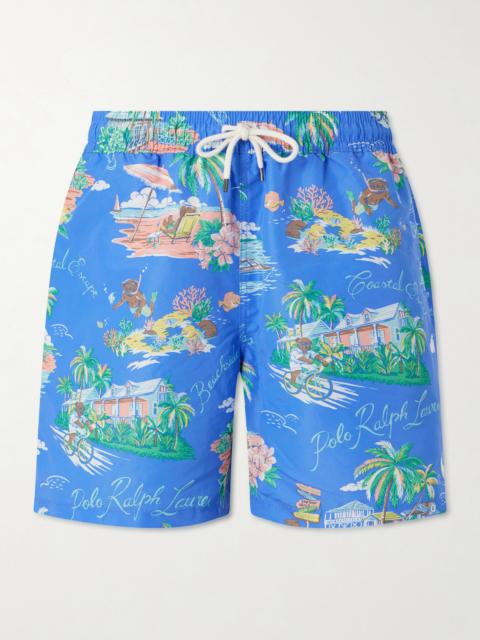 Polo Ralph Lauren Straight-Leg Mid-Length Printed Recycled Swim Shorts