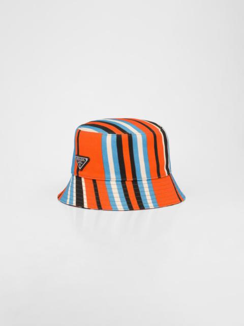 Prada Printed drill hat