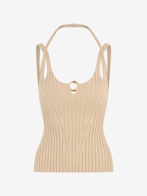 Roberto Cavalli Beige Top