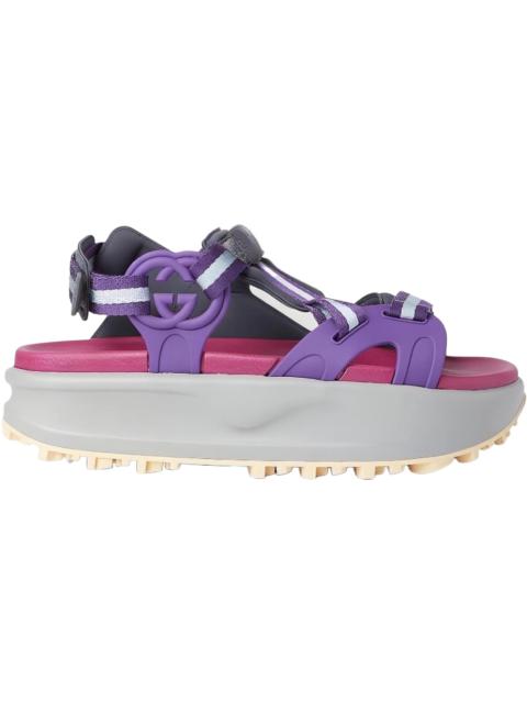 GUCCI Gucci Colour Block Platform Sandal Purple (Women's)