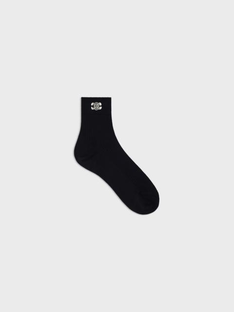 CELINE COTTON TRIOMPHE SOCKS