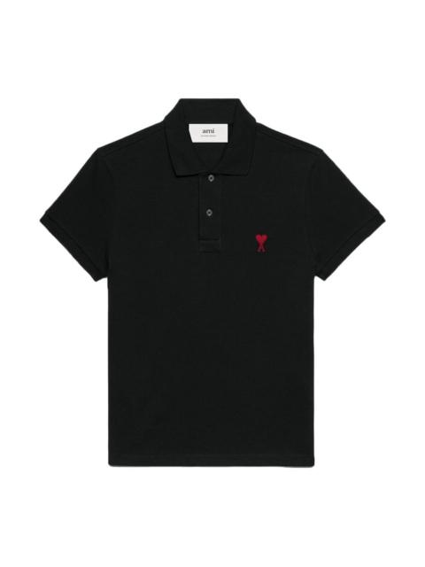 AMI Paris Ami De Coeur cotton polo shirt