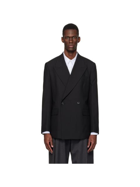 mfpen Black Double Breasted Blazer