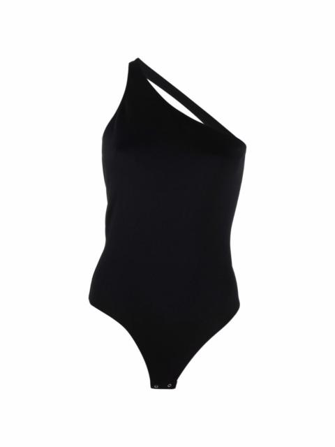 open-back asymmetric bodysuit