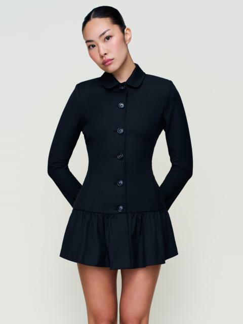 GUIZIO Guizio Cherie Suit Dress in Black
