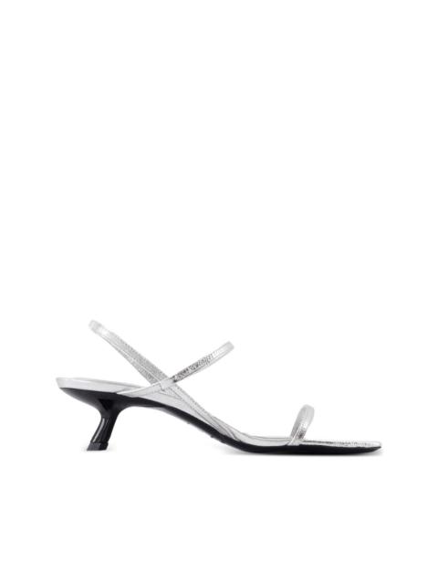 ANINE BING Hilda leather ankle-strap pumps