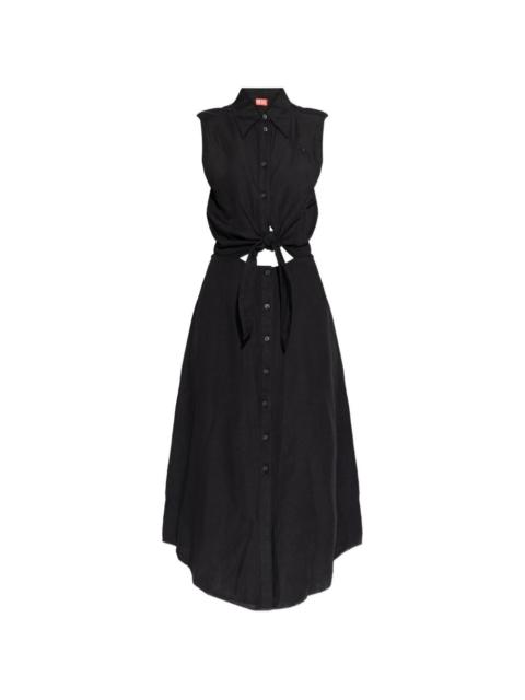 Diesel button-tie dress