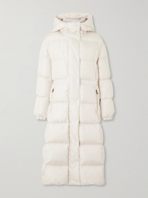 Moncler Chamer Hooded Quilted Shell Down Coat