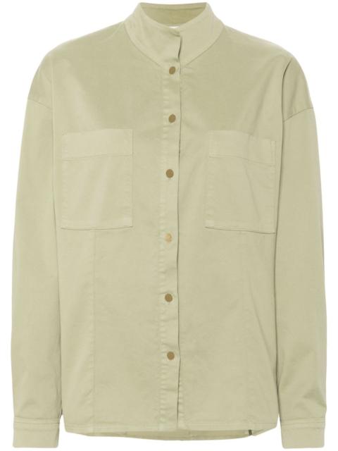 forte_forte long-sleeve cotton blend shirt
