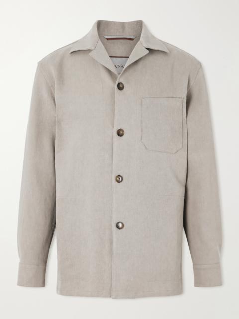 Canali Linen Overshirt