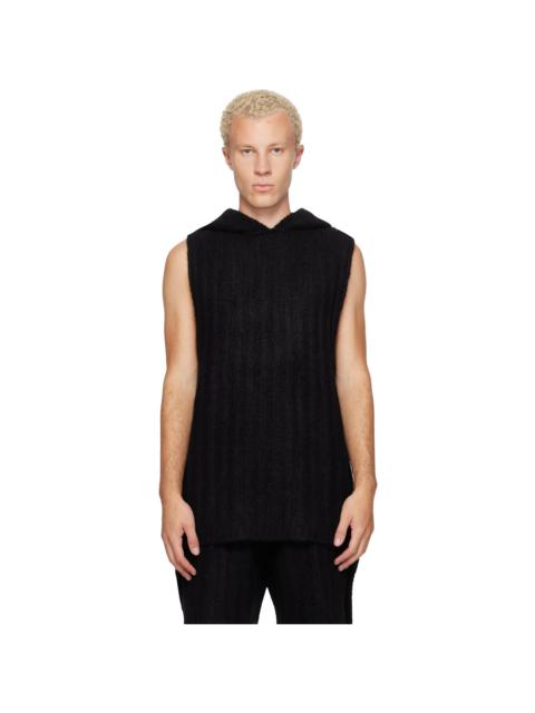 Rick Owens Black Tower Hooded Tank Top