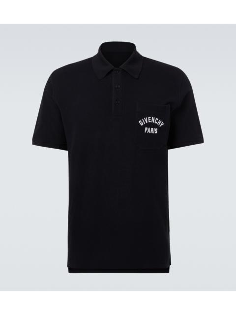 Givenchy Givenchy Paris cotton piqué polo shirt