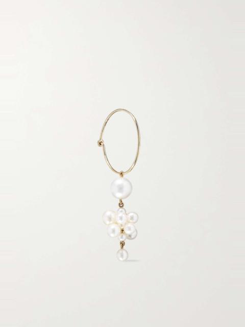 SOPHIE BILLE BRAHE Botticelli 14-karat gold pearl earring
