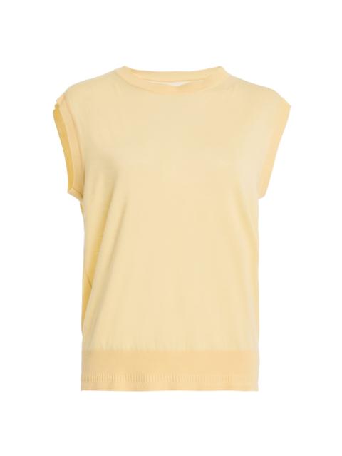 Another Tomorrow Featherweight Shell Jacket yellow