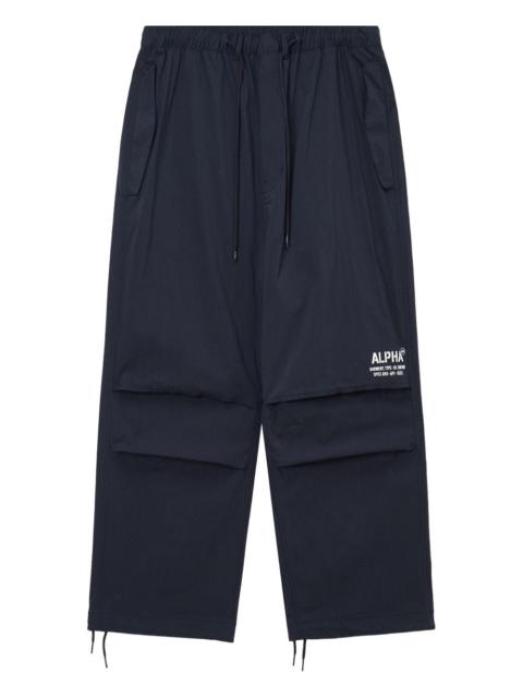 ALPHA INDUSTRIES layered drawstring trousers