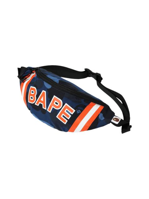 A BATHING APE® BAPE Color Camo Waist Bag 'Navy'