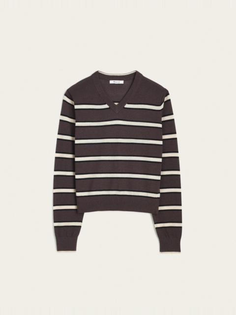 Madewell V-Neck Sweater in 100% Merino Wool