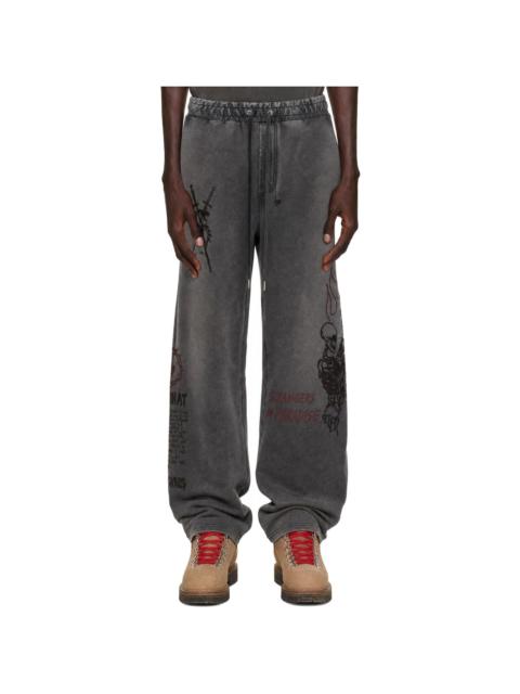 Ksubi Gray Skool Tunnel Sweatpants