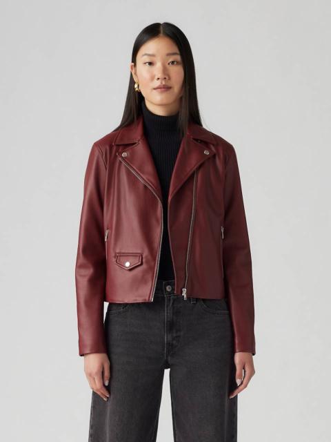 LELOU SHRUNKEN MOTO JACKET