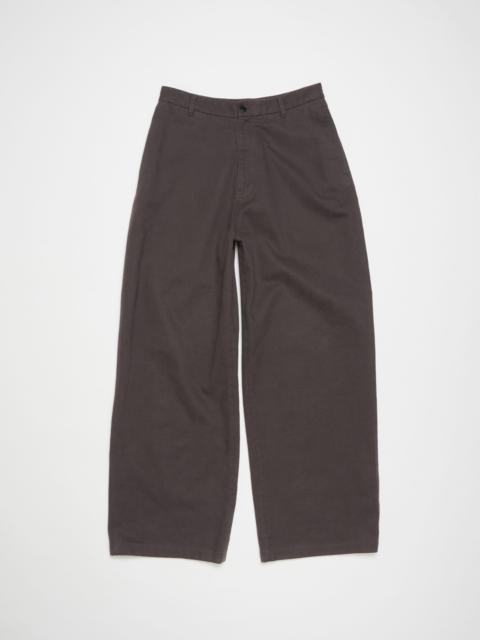 Acne Studios Twill trousers - Stone black