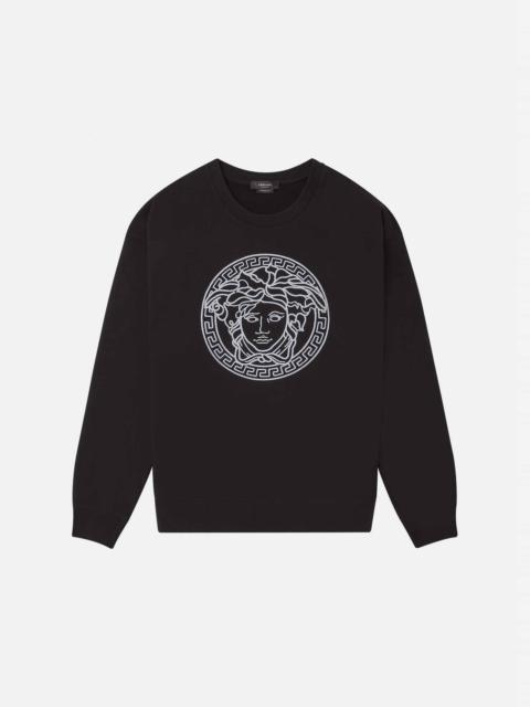 VERSACE Medusa Embroidered Sweatshirt