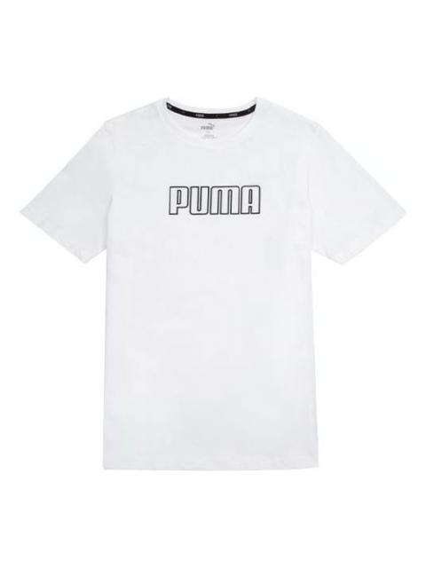 PUMA PUMA Essentials Logo T-shirt 'White' 671602-02