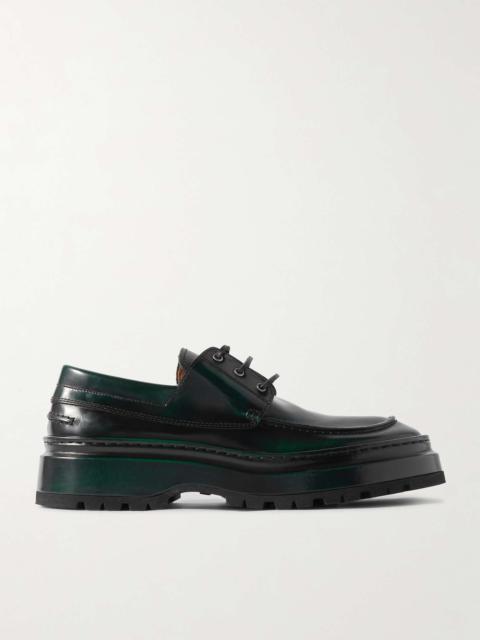JACQUEMUS Pavane patent-leather loafers