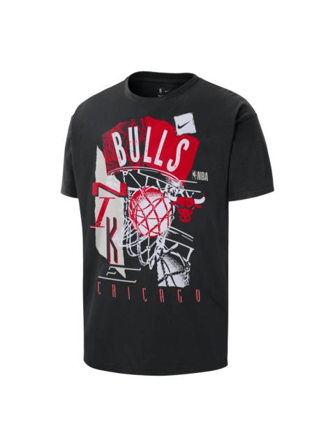 Nike Nike NBA Chicago Bulls Courtside T-Shirt 'Black' HV5640-010