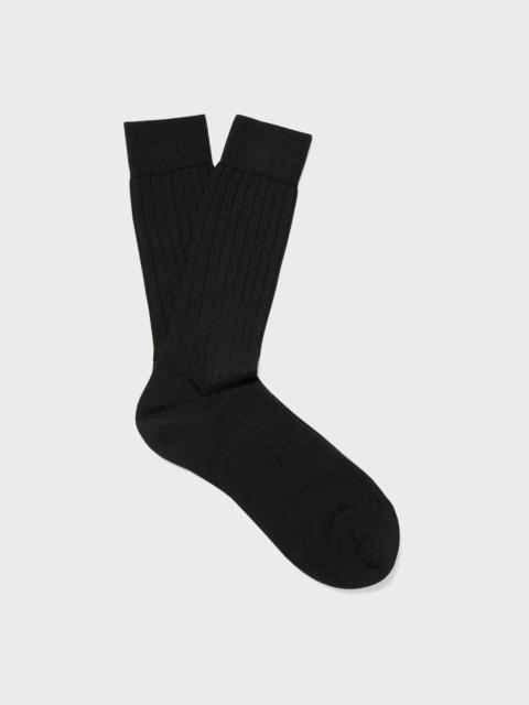 Merino Wool Rib Socks