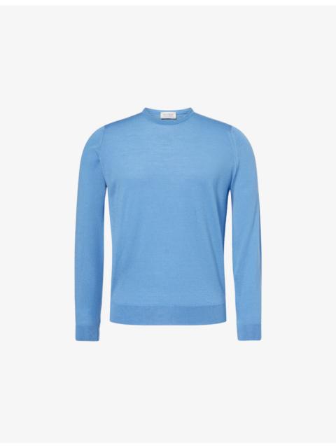 JOHN SMEDLEY Lundy Crewneck Merino-Wool Jumper
