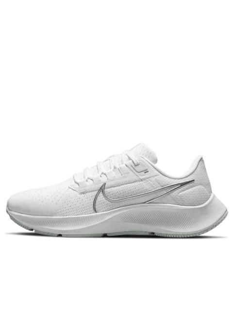 (WMNS) Nike Air Zoom Pegasus 38 'White Metallic Silver' CW7358-100